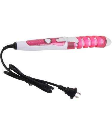 Buy Electric Curling Wand with Spiral Barrel - Rotating Hairstyling Tool Rapid Heat-Up & Smart Temperature Control (110-240V - Buy Online on GoSupps.com
