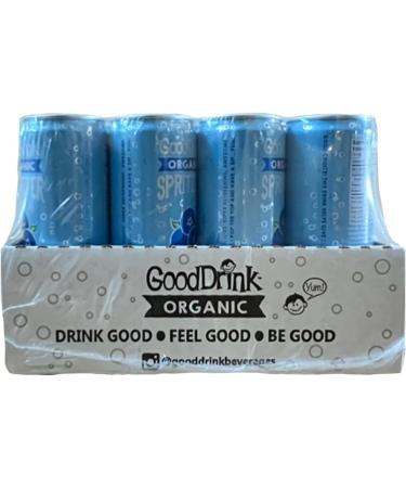 GoodDrink Organic Fruit Soda Blueberry - 355ml (Pack of 12) - Buy Online on GoSupps.com