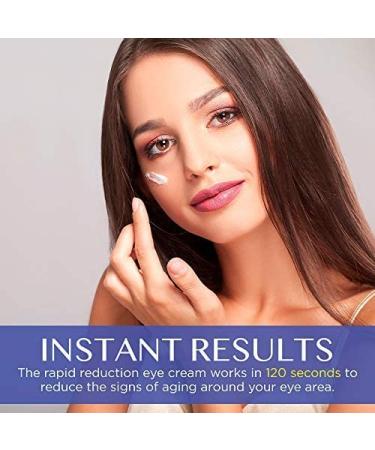 Rapid Reduction Eye Cream - Visibly Erase Wrinkles, Bags & Dark Circles in 120 Seconds - Hydrating & Lifting Formula - 0.34oz - Buy Online on GoSupps.com