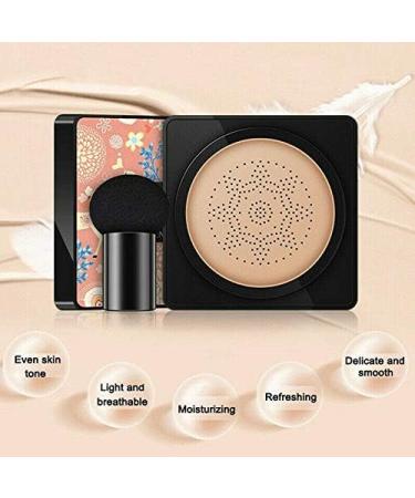 Dinglong Mushroom Head Air Cushion CC Cream - Blocks UV Rays Whitening Anti-Aging 3-in-1 BB Cream (A: Natural Color) - Buy Online on GoSupps.com