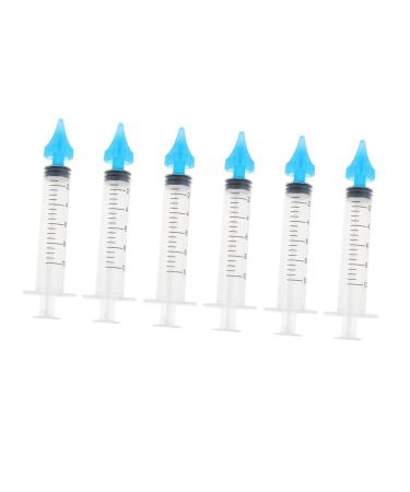 HOLIDYOYO 6Pcs Ear Wax Removal Kit with Flared Head for Safe Ear Cleaning at Home and Salon Smooth Push Design Gentle Water Tool for Adults