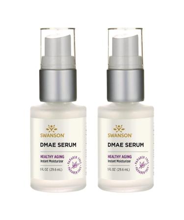 Swanson Dmae Serum 1 fl Ounce (29.6 ml) Serum (2 Pack)