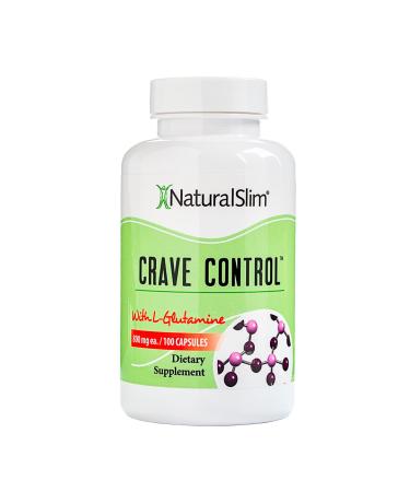 NaturalSlim Crave Control - Help Stop Sugar Cravings, Energy & Metabolism Support w/ Amino Acid L-glutamine & Vitamin Thiamine (B1) - 180 Capsules - Buy Online on GoSupps.com