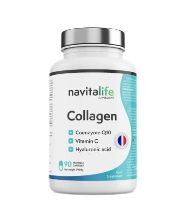 Hyaluronic Acid Collagen with Coenzyme Q10 Vitamin C & Zinc | Healthy Joints Youthful Skin | Suitable for Any Age | Easy to ingest Capsules Eco-Friendly Packaging