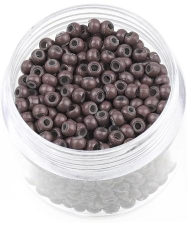 600PCS #5 Brown Silicone Lined Nano Rings for Hair Extension - Kullke Hair Extension Beads - Buy Online on GoSupps.com