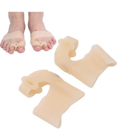 JYCCH Toe Straightener Corrector - 2 Pairs Silicone Pedicure Relief Sleeves & Support Brace for Pain Relief - Buy Online on GoSupps.com