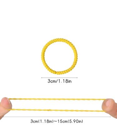 Baset sual 100-Pack Girls Hair Cables & 10-Pack Colored Elastic Hair Ties - Ponytail Ropes for Kids & Women - Buy Online on GoSupps.com