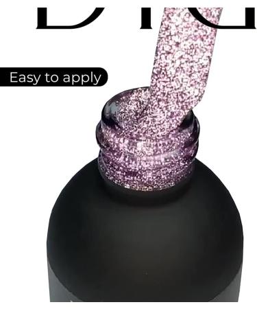Didier Lab - Premium UV Gel Nail Polish - Brillant No. 07 - Gel Nail Varnish - Nail Art - Long-Lasting High Gloss Wear - Purple Gel Nail Polish - Gel Nails - Glitter Gel Nail Polish - Rich Pigment - Buy Online on GoSupps.com