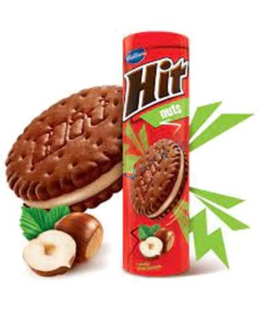 Hit Coconut Vanilla Strawberry Cocoa & Hazelnut Cream Filled Biscuit 220g | Pick your Favourite Flavour & Number of Pack - Buy Online on GoSupps.com