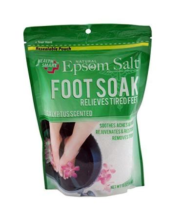 Natural Epsom Salt FOOT SOAK (Eucalyptus) 16oz (454G) - Buy Online on GoSupps.com