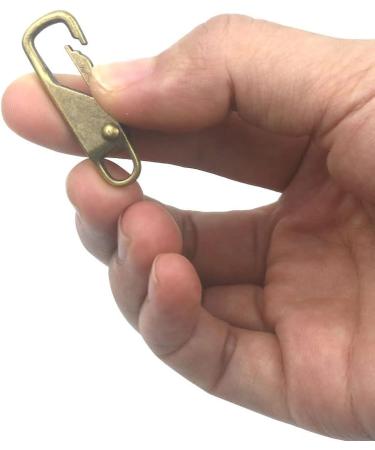 Universal Metal Zipper Pulls Replacement - Bronze 4pcs | Suitcase, Luggage, Jacket, Backpacks, Boot Repair - Buy Online on GoSupps.com