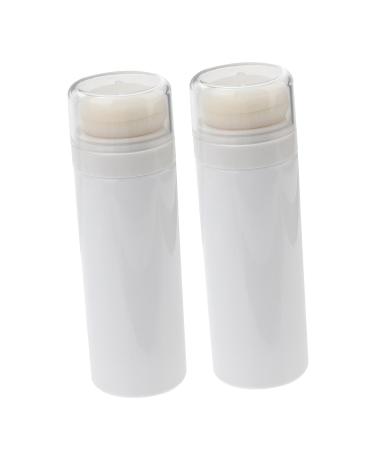 Lot de 2 Flacons Poudre pour B b Couvercle Anti-poussi re et Houppette Int gr e Pratique et R sistant Soin Peau en Voyage Couleur Al atoire