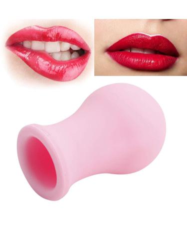 MonLiya Lips Enhancer Plumper Device,Pink Vase Type Physical Way Lip Pump Enlarger Fuller Bigger Sexy Lips Silicone Natural Pout Mouth Tool Sexy Lip Mouth