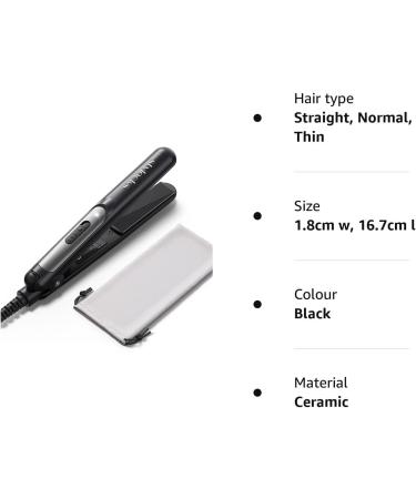 Stylocks Mini Hair Straightener - Small Travel Size Straightener with Ceramic Plates for Quick & Easy Styling - Buy Online on GoSupps.com