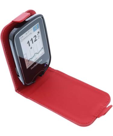 Buy foto-kontor Flip Style Case for Abbott Freestyle Libre 2 - Red Protective Case for Optimal Protection - Buy Online on GoSupps.com