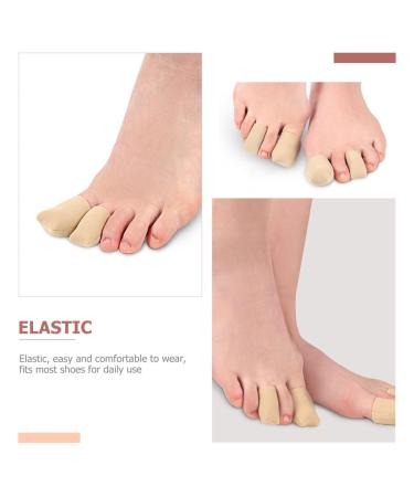 2 Pairs Black Silicone Toe Protectors for Pain Relief and Ingrown Toenails - Breathable Comfort with Skin-friendly Lining - Toe Spacers and Separators for Camel Toe and Loss Protection - Buy Online on GoSupps.com