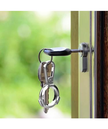 Metal Car Key Holder Case with Bright Silver Lanyard Keychain - Anti-Loss & Scratch Resistant - Buy Online on GoSupps.com
