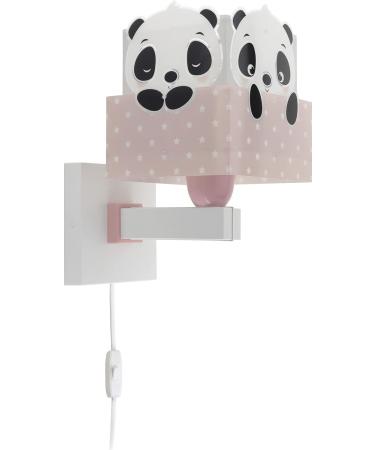 Dalber Children's Wall Lamp - Panda Pink Cloud Design | E27 Light for Kids' Rooms - Buy Online on GoSupps.com