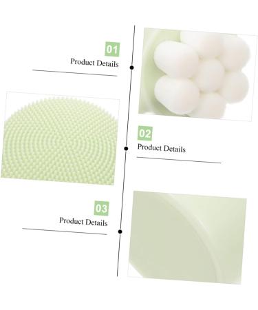 OHPHCALL Face Brush Silicone Exfoliating Pad Facial Cleaning Brush Face Massage Brush Travel Shave Soap Face Scrubber Brush for Massaging Skin Face Wash Silica Gel Household Facial Cleanser - Buy Online on GoSupps.com