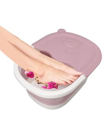Jeanoko Baignoire de Trempage des Pieds en Plastique Bol P dicure Basse-Pied Baignoire de Trempage Pliable Bas pour Toile de Bain pour Baignoire pour Les Enfants Baignoire du Bas de Ros tre