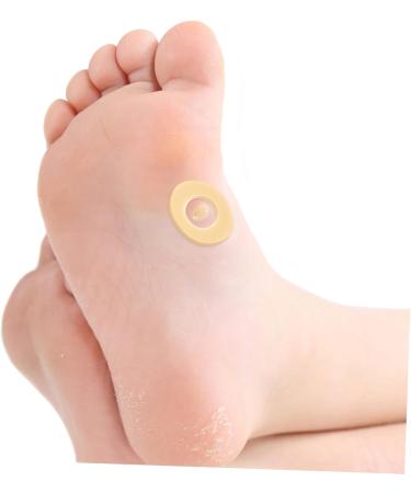 COOLHIYA Sheets Latex Corn Stickers Foot Callus Sticker Corn Pedi Pad Plantar Pad Sticker Protector Doorables Feet Corn Stickers Sticker Cushions Foot Patch Oval Non-Woven Fabric - Buy Online on GoSupps.com