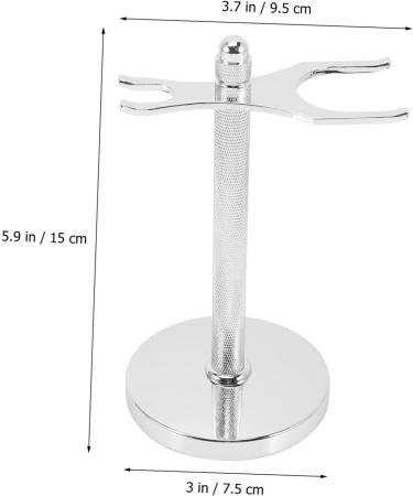 Doitool Men's Razor Holder Stand - Aluminum Alloy Shaver Stand for Travel & Bathroom Display - Buy Online on GoSupps.com