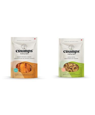 Crumps' Naturals Sweet Potato Chews Product May Vary 612g/21.6oz & Product May Vary Apple Bites 120g/4.2oz