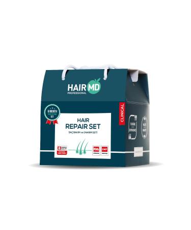 HairMD HairMD Clinical Hair Repair Kit (6 Shampoos 250 ml + 6 Serums 60 ml + 6 Hair Multivitamins)