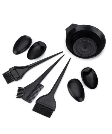 Professional Double-Sided Hair Dye Tool Set with Brush & Bowl - Ideal for Salon Use | Black Hair Dye Dyeing Tool - Buy Online on GoSupps.com