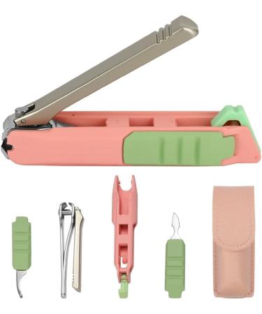 1pc Mutifunctional Nail Clipper Stainless Steel Manicure Fingernail Cutter Toenail Scissors with Cuticle Pusher Nail File C1 - Buy Online on GoSupps.com