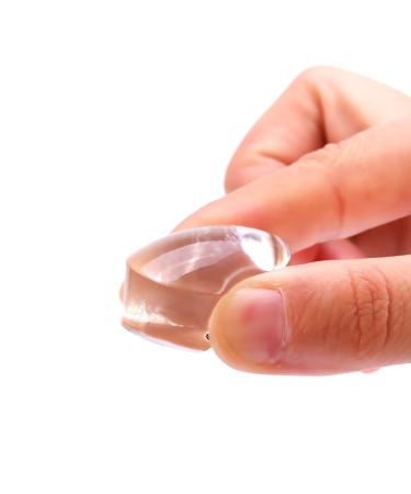 Buy Silicone Nail Stamper - Clear Jelly Soft French Manicure Stamp & Scraper Tools (White) for Perfect Nails - International Shipping - Buy Online on GoSupps.com