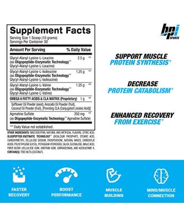 BPI Sports Best BCAA Powder - Arctic Ice Flavor - 30 Servings | Boost Energy & Recovery - Buy Online on GoSupps.com