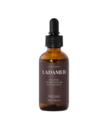 LADAMER-Skin Exfoliator-Peeling Gel-Pore Treatment-Firming-Double Peeling Activator 25 Clinical Spa Cosmetic Premium Korean Skin Care AHA/BHA Complex 1.69 fl.oz (50ml)