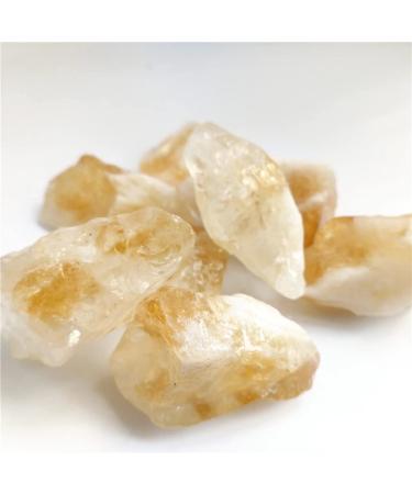 Natural Brazilian Citrine Raw Citrine Rough Specimen Collection Home Decoration and DIY Gifts Stones (Color : Yellow Size : 3-5cm 100g) 3-5cm 100g Yellow