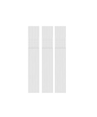 100PCS Flexible Drinking Straws 9" x 0.2"Plastic Straws Disposable Plastic Drinking Straws Disposable Stir Sticks Bendable Straws for Home Parties Bar Beverage Shops