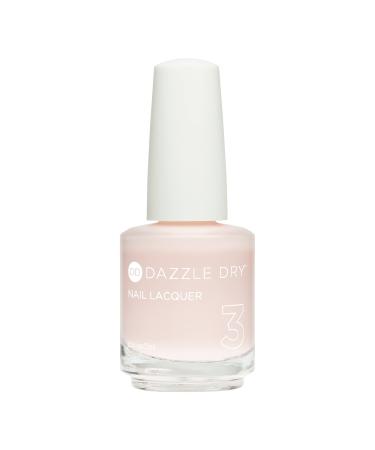 Dazzle Dry Nail Lacquer (Step 3) - Prima Ballerina - A sheer and milky delicate pink that makes a beautiful French base. (0.5 fl oz) Prima Ballerina 0.5 Fl Oz (Pack of 1)