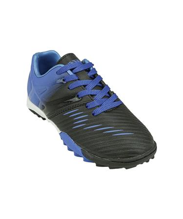 Vizari Liga TF Turf Football Boots Kids - Football Boots for Boys & Girls Indoor with Studs 29 EU Black Blue