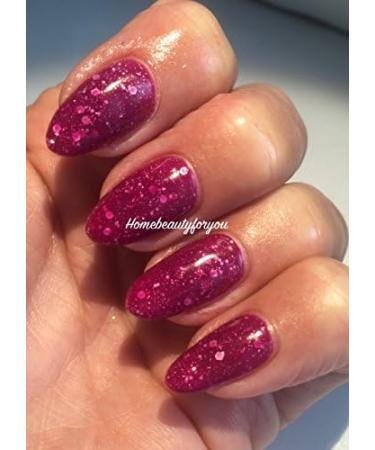 Bluesky Gel Nail Polish Colour Change PINK GLITTER To WHITE GLITTER TC21 Sherbert Dip Chameleon UV LED Soak Off 10ml - Buy Online on GoSupps.com
