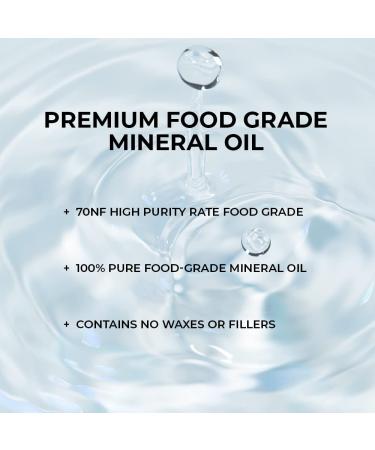 Well's Mineral Oil 8 fl oz 70NF Food Grade - Wood Cutting Board Conditioner & Ear Wax Cleaning Solution - Buy Online on GoSupps.com