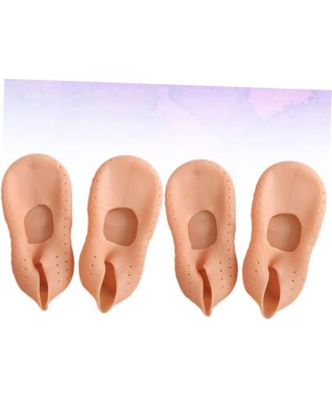 Beaupretty 6 Pairs Silicone Heel Protectors Plantar Inserts spa Gel Socks Heel Protectors for high Heel Shoes Silicone moisturizing Socks Non Slip Socks Sole of Foot Heel Cover - Buy Online on GoSupps.com