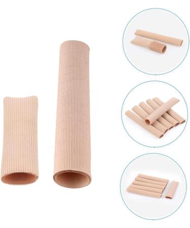 ADOCARN Gel Toe Tubes - 2pcs Fabric Toe Protectors for Women | Anti-Skid Cushions for Pain Relief and Hammer Toe Protection - Buy Online on GoSupps.com
