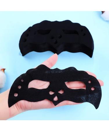 FRCOLOR 100 Sheets Bamboo Charcoal Eye Mask Paper - Non Woven DIY Cold Eye Patches | Professional Sleeping Mask for Travel - Buy Online on GoSupps.com