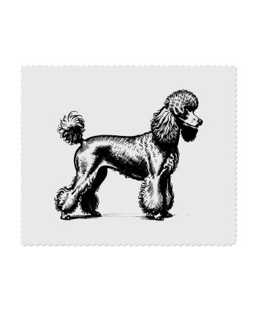 2 x Microfiber Cleaning Cloths Poodle On Show (LC00026601)
