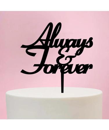Always and Forever Torten & Wedding Cake Attachment | Premium Acrylic Trial Cake Accessories for Weddings - Buy Online on GoSupps.com