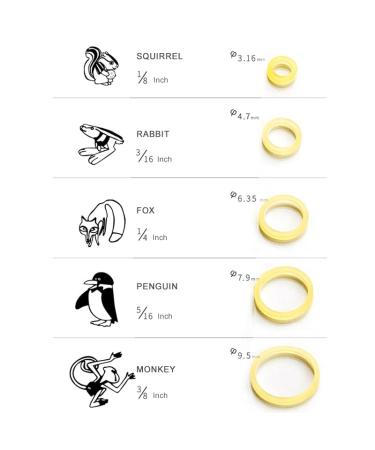 Superdental Orthodontic Elastic O-Rings 3.5oz Heavy Rubber Bands for Braces - 10 Bags (1/8) - Chipmunk - Buy Online on GoSupps.com
