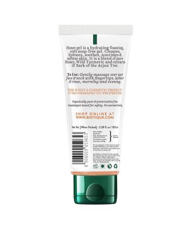 Bio-Tique Honey Gel Foaming Face Wash | Soap-Free | 100% Botanical Extracts | Soothe & Nourish | All Skin Types | 150ml - International Shipping Available - Buy Online on GoSupps.com