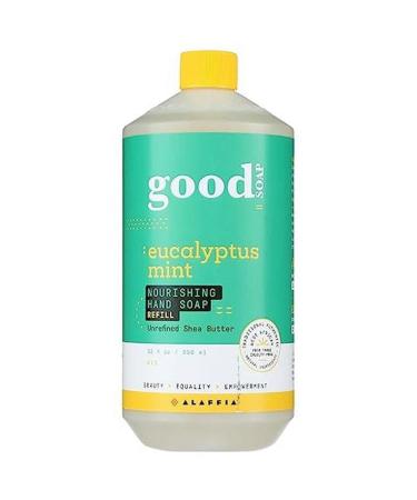 ALAFFIA Eucalyptus Mint Good Hand Soap Refill 32 FZ
