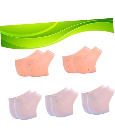 NOLITOY 5 Pairs Cushion Sleeves | Protective Pedicure Heel Crack Solution for Comfort - Buy Online on GoSupps.com