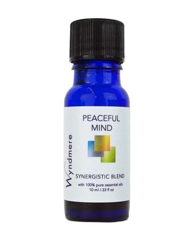 Peaceful Mind Essential Oil Blend - Calming & Emotionally Balancing with 100% Pure Therapeutic Quality for Aromatherapy - Wyndmere Naturals - 10ml