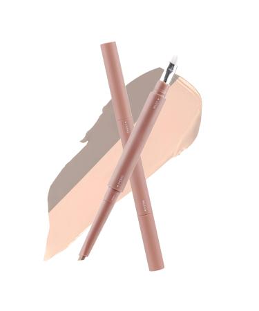 MLqkpwy Illuminating Concealer | Two-Tone Silk Brightening Under-Eye Concealer | 2.5g Face Paint for Parties Travel Costumes Cosplay Shows Birthdays - For Women - Travel Face